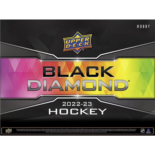 2022-23 UPPER DECK BLACK DIAMOND HOCKEY SEALED BOX