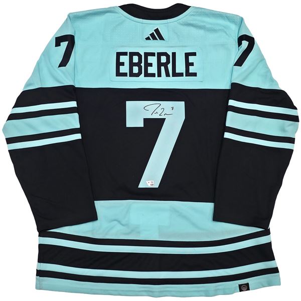 JORDAN EBERLE SIGNED SEATTLE KRAKEN JERSEY - FANATICS COA