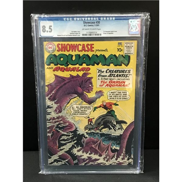 BIG KEY SHOWCASE NO.30 (ORIGIN OF AQUAMAN) DC COMICS - CGC GRADE 8.5