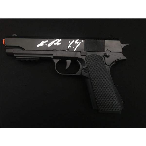 RON PEARLMAN SIGNED PROP GUN - WWOC COA