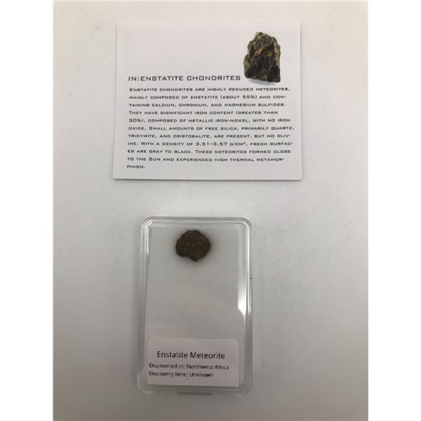 ENSTATITE METEORITE CHRONDITES NORTHWEST AFRICA