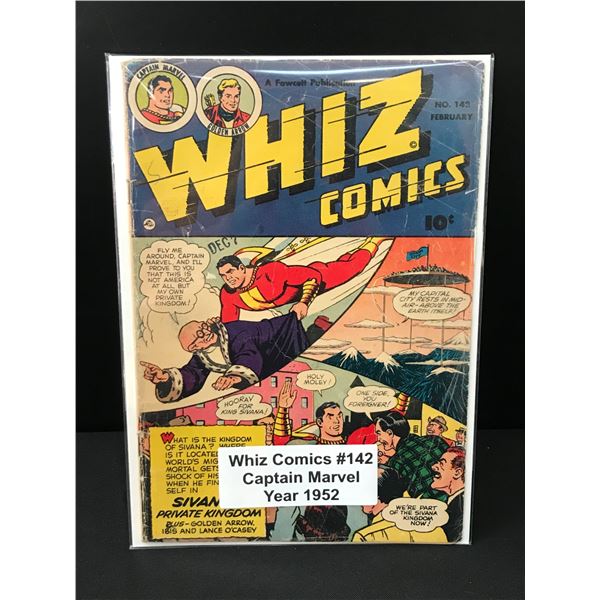 WHIZ COMICS #142 (1952) - FAWCETT PUBLICATIONS