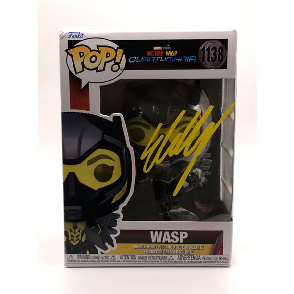 EVANGELINE LILLY SIGNED WASP FUNKO POP - KB COA