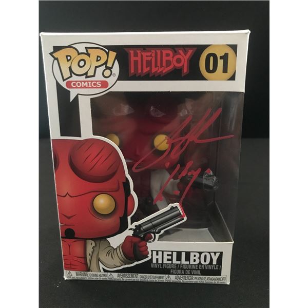 RON PEARLMAN SIGNED HELLBOY FUNKO POP - WWOC COA