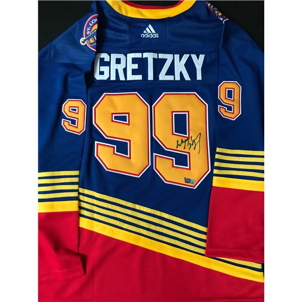 WAYNE GRETZKY SIGNED ST LOUIS BLUES HOCKEY JERSEY - ACE COA