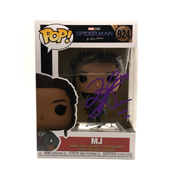 ZENDAYA SIGNED MJ SPIDERMAN FUNKO POP - KB COA