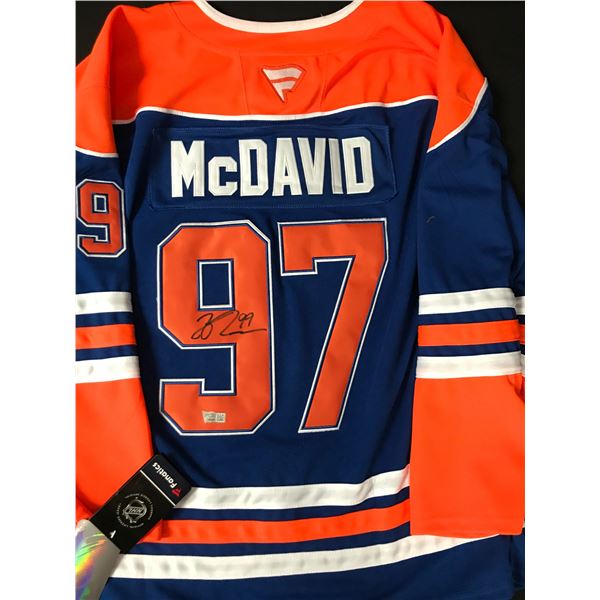 CONNOR MCDAVID SIGNED EDMONTON OILERS HOCKEY JERSEY - ACE COA
