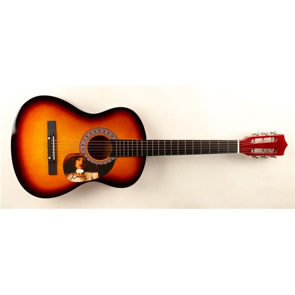 ARIANA GRANDE SIGNED ACOUSTIC GUITAR - JSA COA