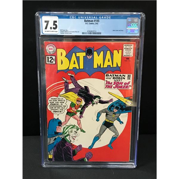 BATMAN #145 B.Y DC COMICS - CGC GRADE 7.5