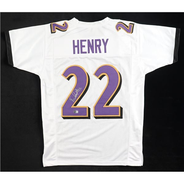 Derrick Henry SIGNED FOOTBALL JERSEY - BECKETT COA