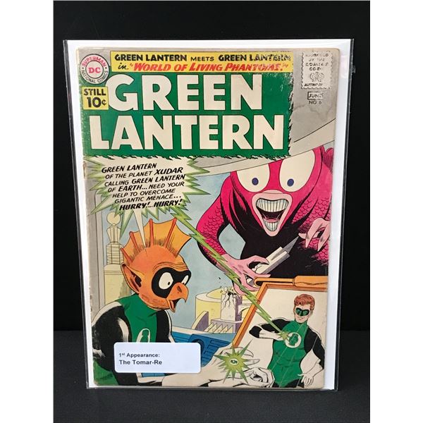 GREEN LANTERN #6 1ST APPEARANCE OF THE TOMAR-RE - DC COMICS