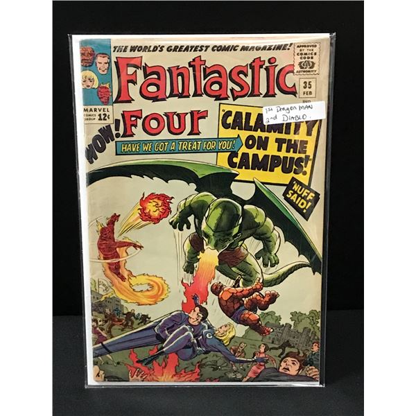 FANTASTIC FOUR #35 1ST DRAGON MAN - MARVEL COMICS