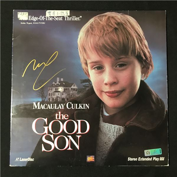 MACAULEY CULKIN SIGNED THE GOOD SON LASERDISC - CELEBRITY AUTHENTICS COA