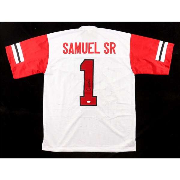 DEEBO SAMUEL JR SIGNED FOOTBALL JERSEY - JSA COA