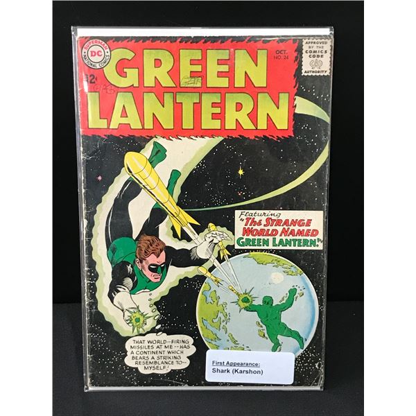 GREEN LANTERN #24 1ST APPEARANCE SHARK (KARSHON) - DC COMICS