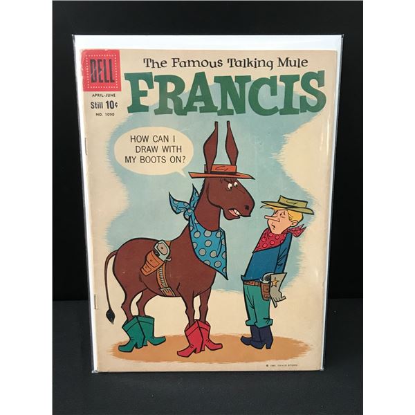 THE FAMOUS TALKING MULE FRANCIS #1090 - DELL COMICS