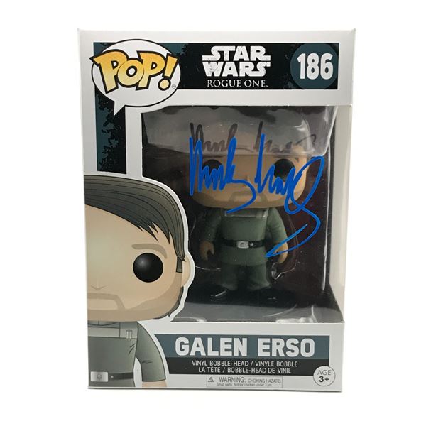 MADS MIKKELSEN SIGNED GALEN ERSO STAR WARS FUNKO POP - KB COA