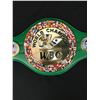 Image 3 : MIKE TYSON SIGNED GREEN CHAMPIONSHIP BELT - WWOC COA