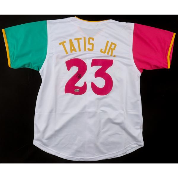 FERNANDO TATIS JR SIGNED San Diego PADRES JERSEY - BECKETT COA