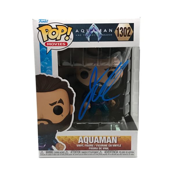 JASON MAMOA SIGNED AQUMAN FUNKO POP - KB COA