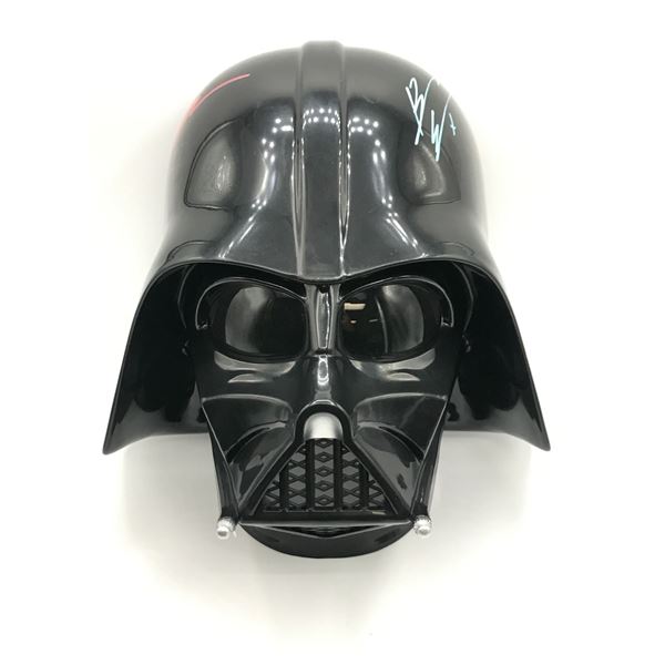 EWAN MCGREGOR AND HAYDEN CHRISTENSEN DUAL SIGNED DARTH VADER HELMET - WWOC COA