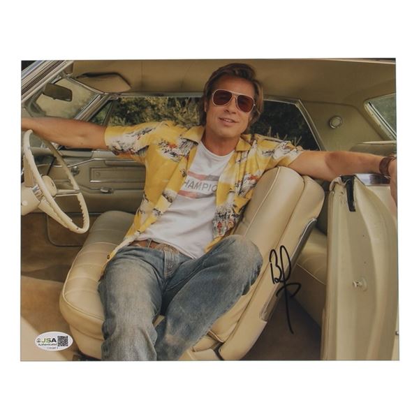 BRAD PITT SIGNED 8X10 - JSA COA
