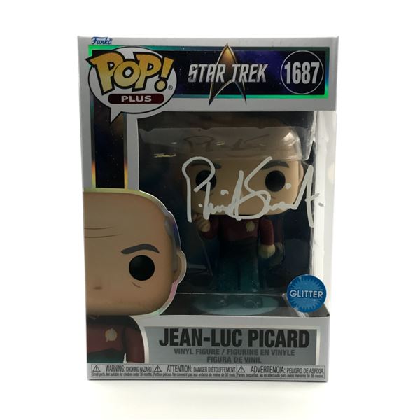 PATRICK STEWART SIGNED Star Trek JEAN LUC PICARD FUNKO POP - KB COA