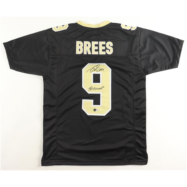 DREW BREES SIGNED FOOTBALL JERSEY - BECKETT COA