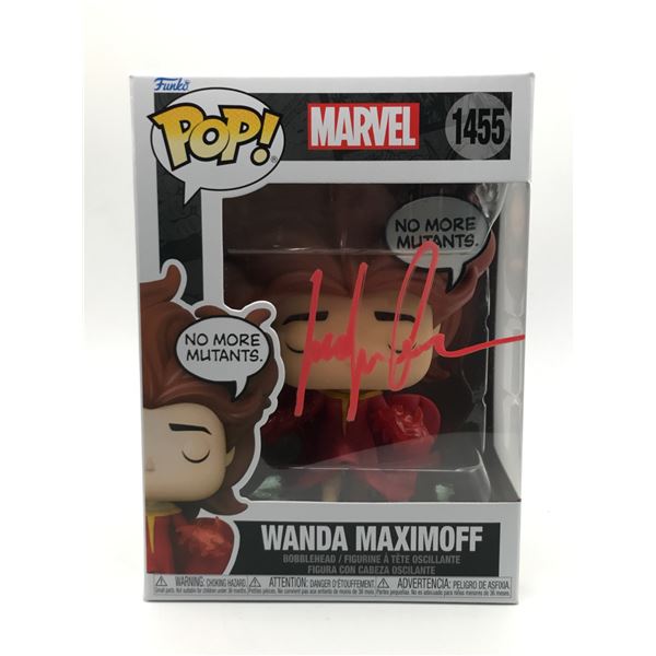 ELIZABETH OLSEN SIGNED WANDA MAXIMOFF FUNKO POP - KB COA