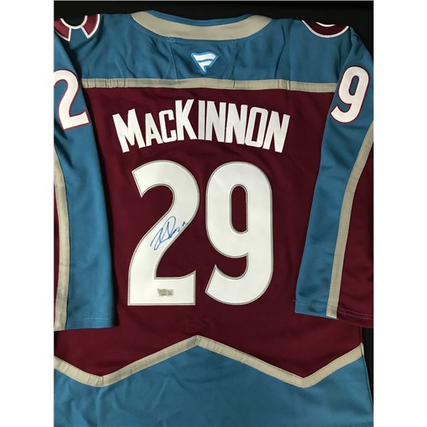 NATHAN MACKINNON SIGNED COLORADO AVALANCHE HOCKEY JERSEY - JSA COA