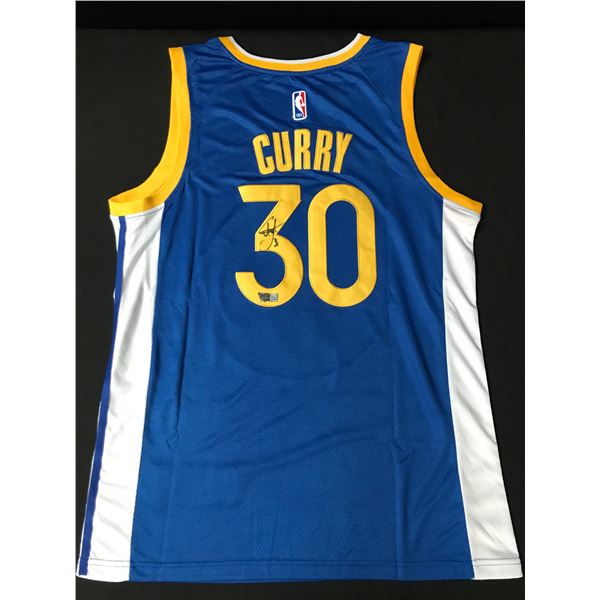 STEPHEN CURRY SIGNED GOLDEN STATE WARRIORS BASKETBALL JERSEY - ACE COA