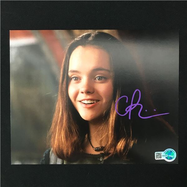 CHRISTINA RICCI SIGNED CASPTER 8X10 - WWOC COA