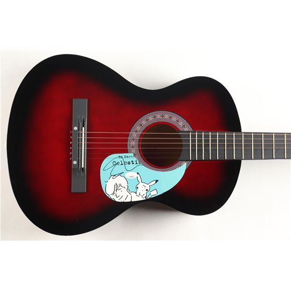 ED SHEERAN SIGNED ACOUSTIC GUITAR - JSA COA