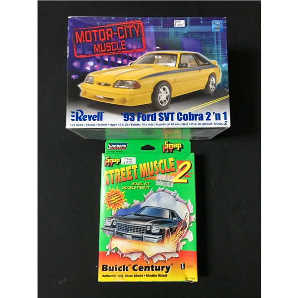 LOT OF 2 MUSCLE CAR KITS IN ORIGINAL BOXES