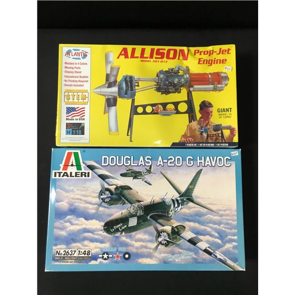 LOT OF 2 MODEL KITS IN ORIGINAL PACKAGING