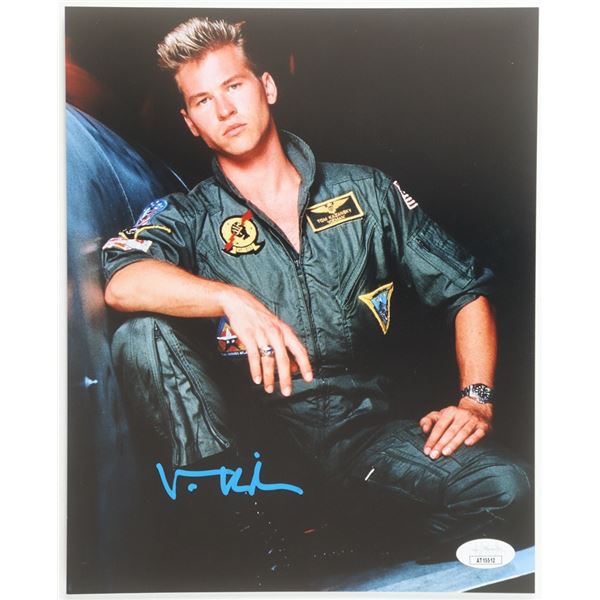 VAL KILMER SIGNED TOP GUN 8X10 - JSA COA