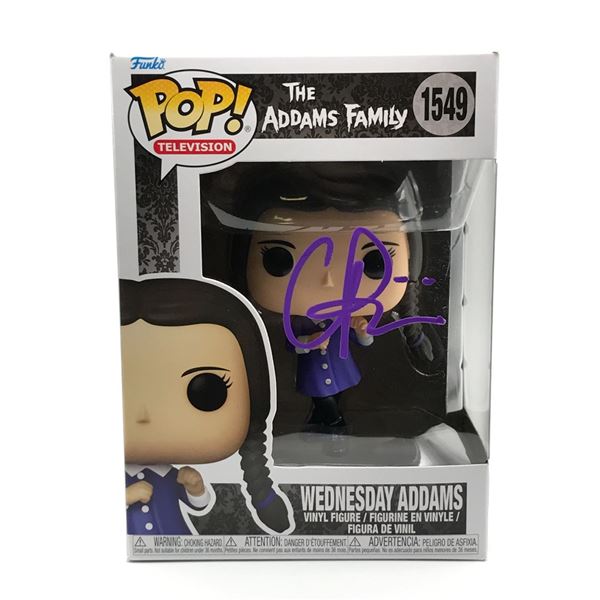 CHRISTINA RICC SIGNED WEDNESDAY ADDAMS FUNKO POP - WWOC COA