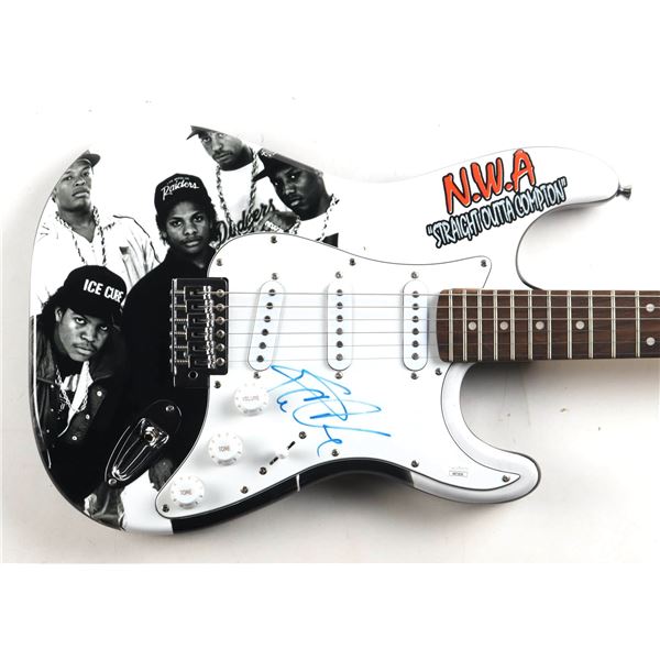 ICE CUBE SIGNED N.W.A GUITAR - JSA COA