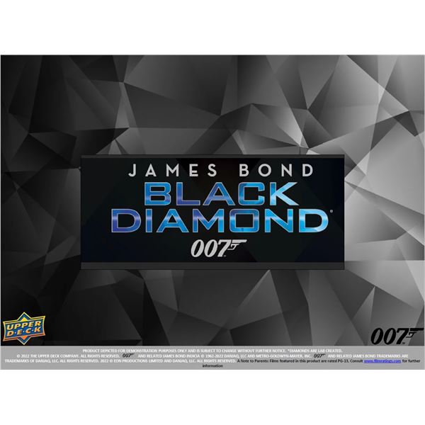 James Bond 007 UPPER DECK BLACK DIAMOND BOX