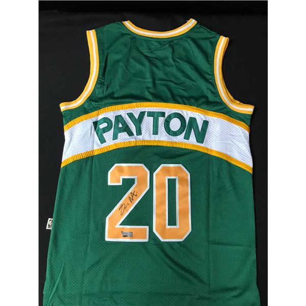 GARY PAYTON SIGNED SEATTLE SUPERSONICS BASKETBALL JERSEY - ACE COA