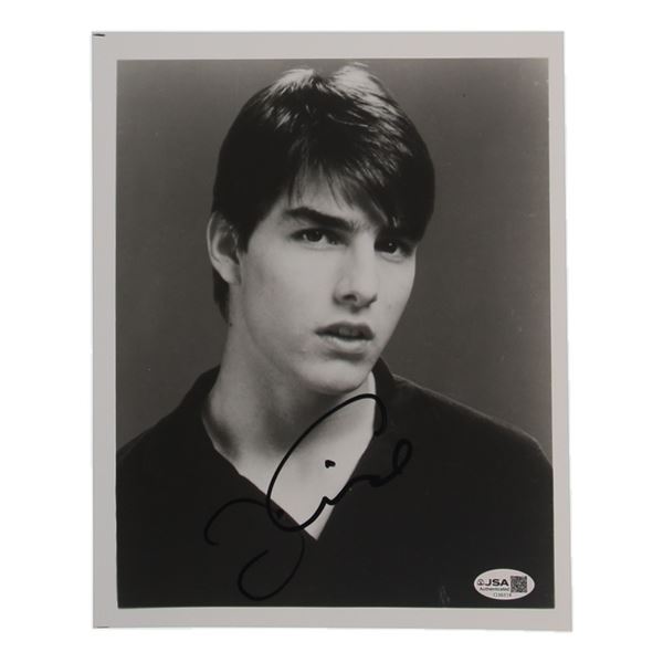 TOM CRUISE SIGNED 8 X 10 PICTURE - JSA COA
