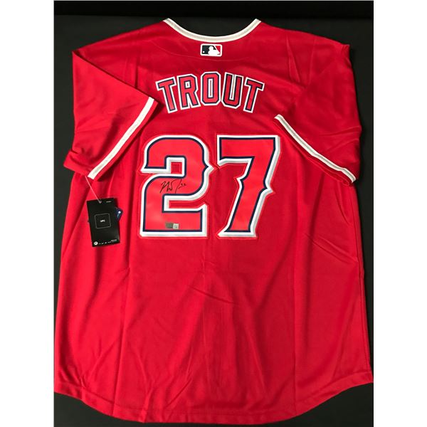 MIKE TROUT SIGNED Los Angeles ANGLES BASEBALL JERSEY - ACE COA