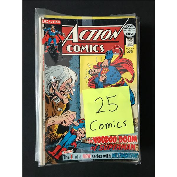 LOT OF 25 SUPER HERO COMICS