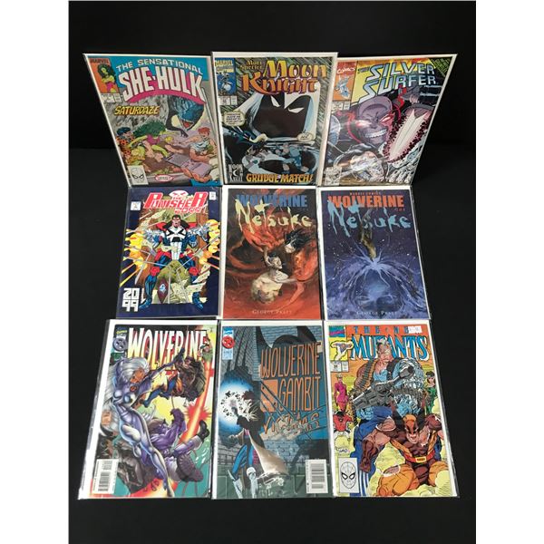 LOT OF 9 MARVEL COMICS - VARIOUS TITLES