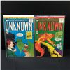 Image 1 : LOT OF 2 ADVENTURES INTO THE UNKNOWN COMICS - ACG