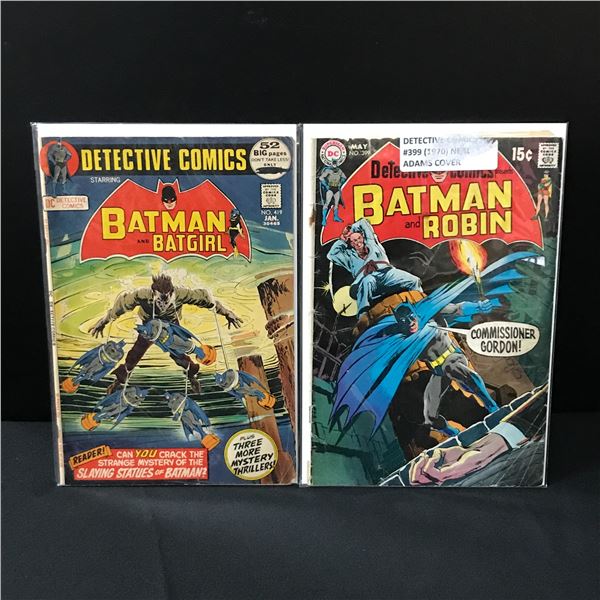 LOT OF 2 DETECTIVE COMICS - DC COMICS