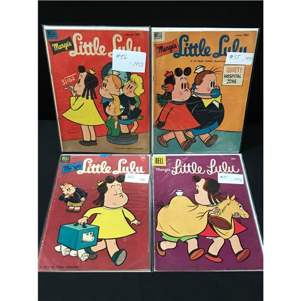 LOT OF 4 MANGE'S LITTLE LULU (1953-56) - DELL COMICS