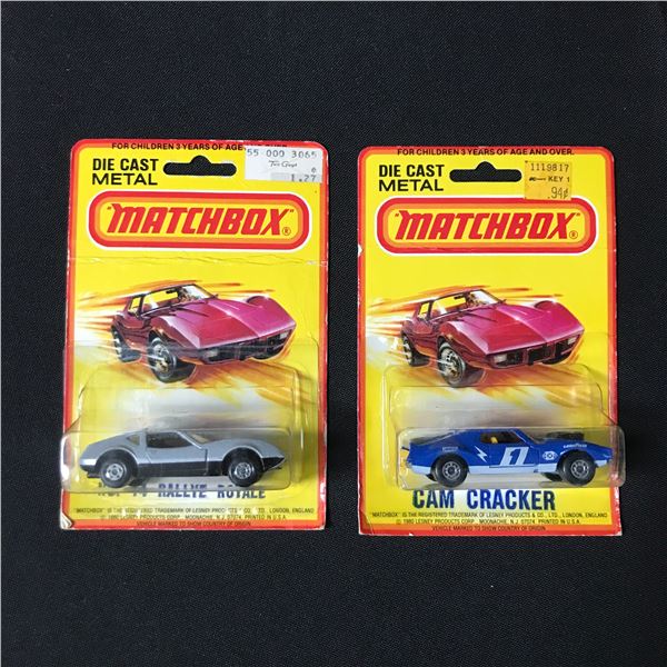 LOT OF 2 1980 MATCHBOX DIE CAST METAL CARS - IN ORIGINAL PACKAGING