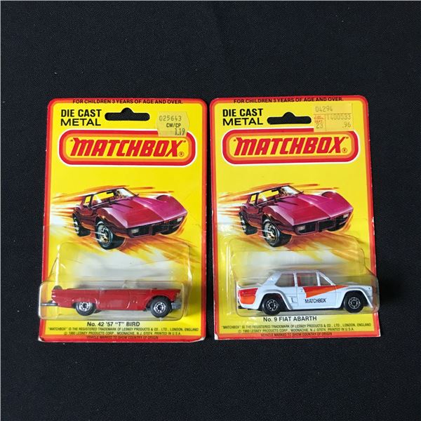 LOT OF 2 1980 MATCHBOX DIE CAST METAL CARS - IN ORIGINAL PACKAGING
