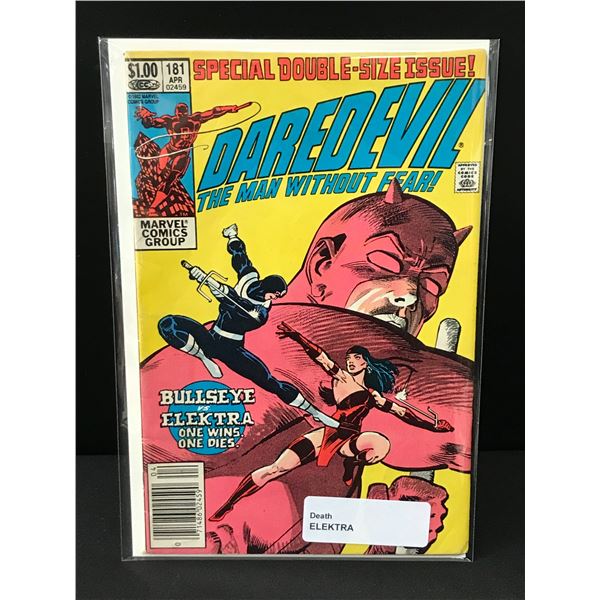 DAREDEVIL #181 DEATH OF ELEKTRA - MARVEL COMICS